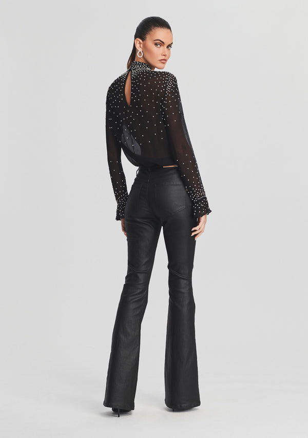 Retrofête Joyce Silk Chiffon Top Retrofête