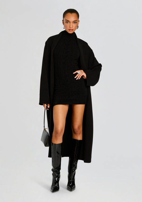 Retrofête Julissa Cable Knit Mini Dress SEROYA