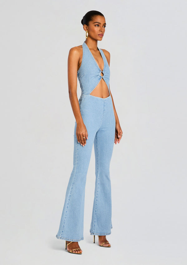 Retrofête Kairi Denim Jumpsuit Retrofête