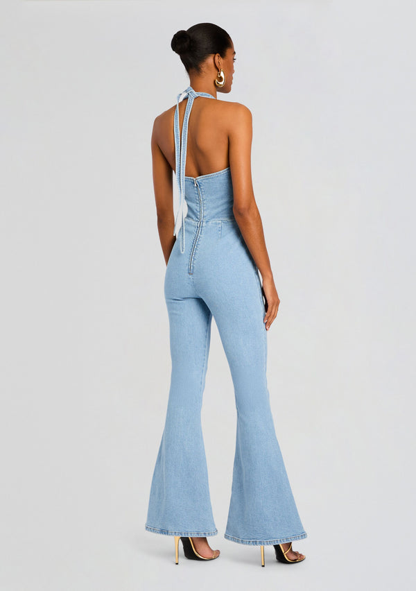 Retrofête Kairi Denim Jumpsuit Retrofête