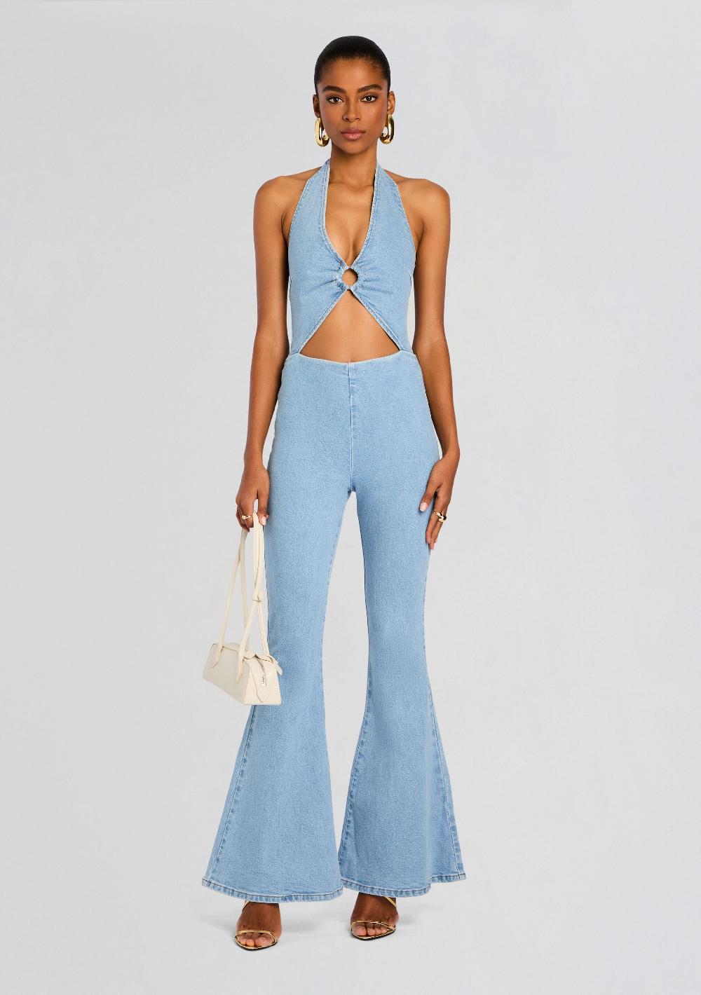 retrofête Kairi Denim Jumpsuit retrofête