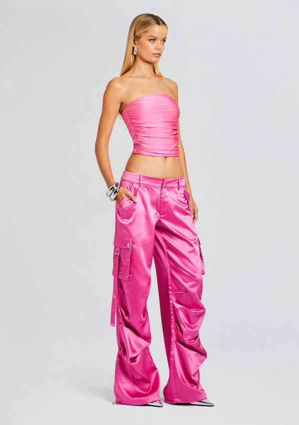 Retrofête Lai Satin Cargo Pant SEROYA