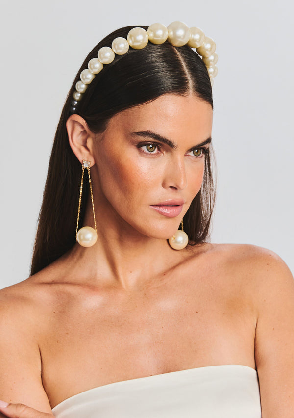 Retrofête Large Venus Pearl Crown Keren Wolf