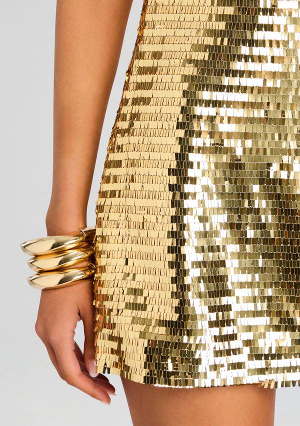 Retrofête Lavender Sequin Dress Retrofête