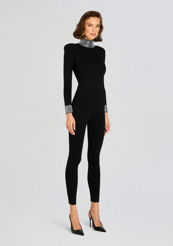 Retrofête Leanne Embellished Jumpsuit Retrofête