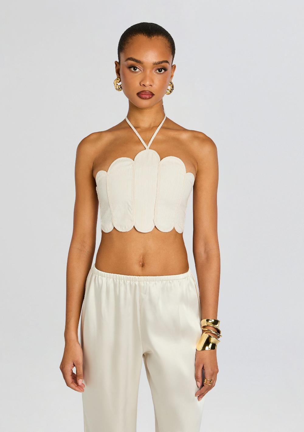 retrofête Lena Top Azulu