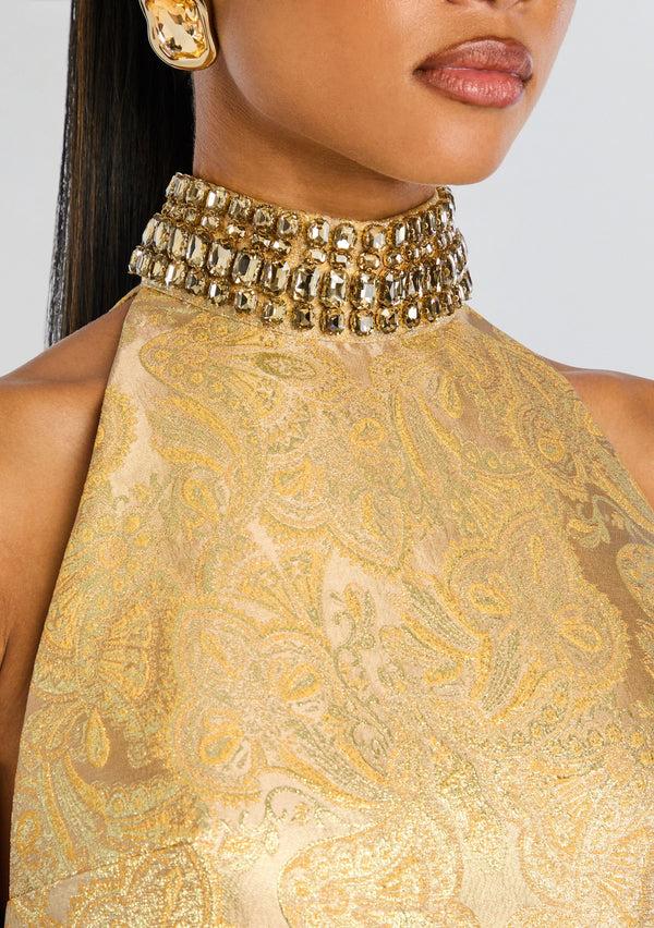 Retrofête Lilou Embellished Dress Retrofête