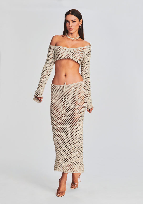 Retrofête Magen Knitted Skirt Bananhot