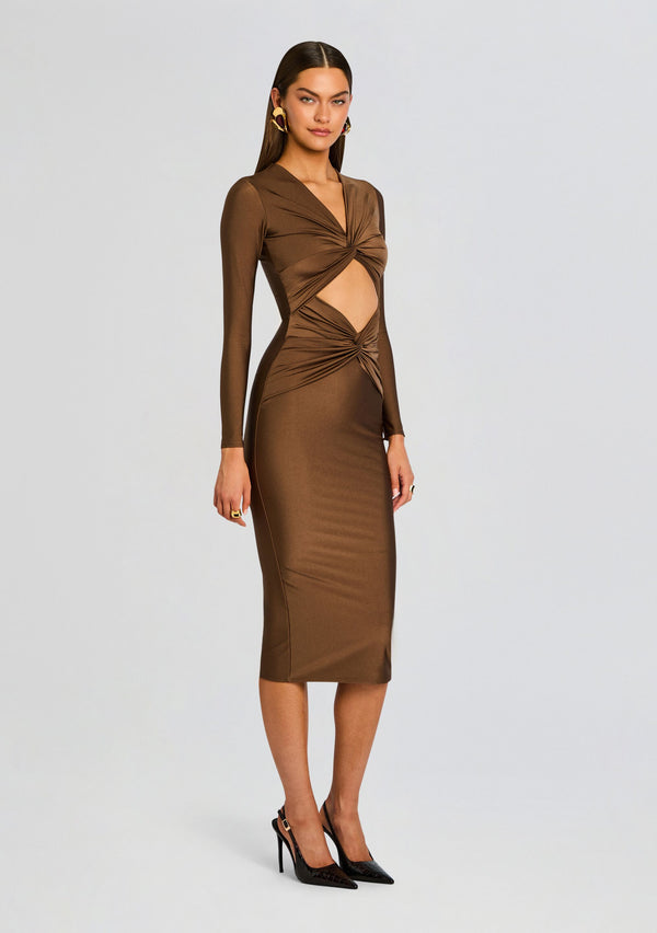 Retrofête Maida Midi Dress SEROYA