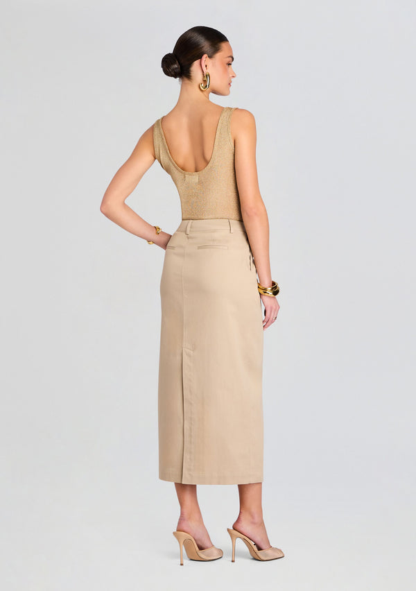 Retrofête Majed Midi Skirt SEROYA