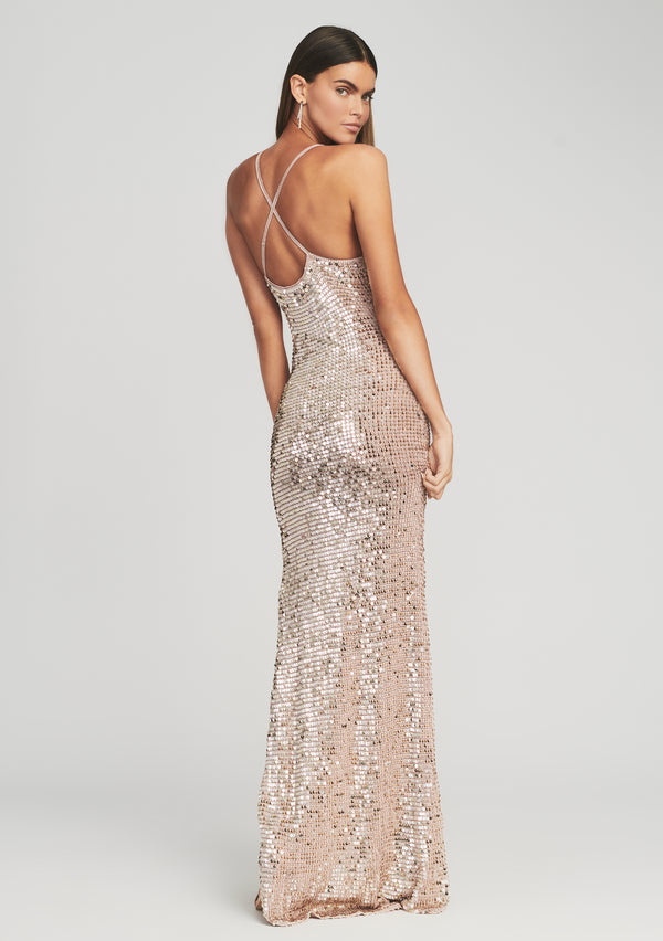 Retrofête Marie Sequin Crochet Dress Retrofête