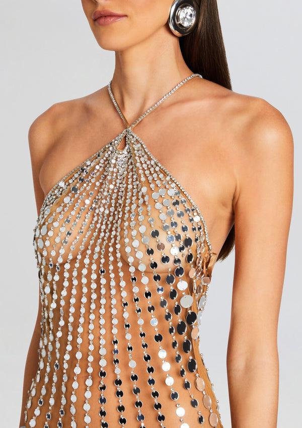 Retrofête Maris Embellished Dress Retrofête