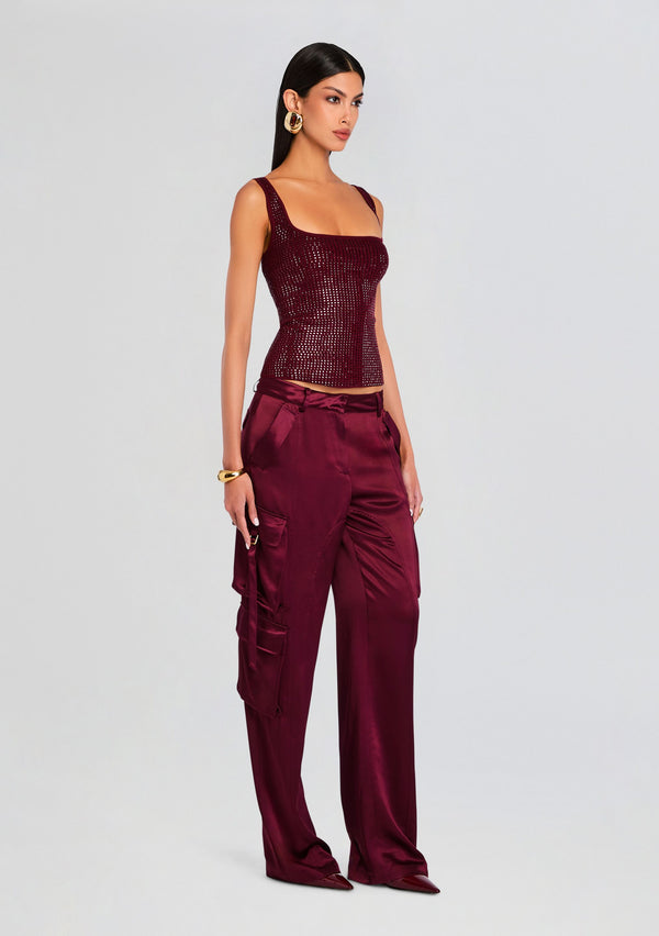 Retrofête Marzia Embellished Top Retrofête