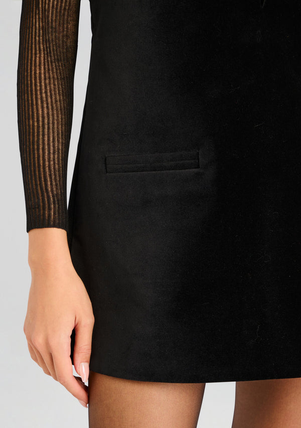 Retrofête Maxine Velvet Mini Dress SEROYA