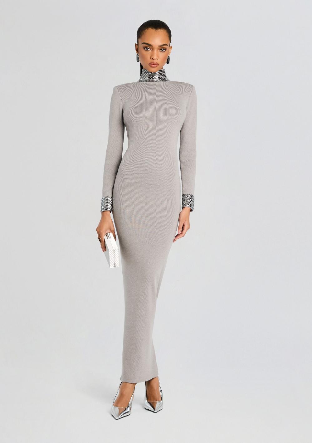 retrofête Monroe Embellished Knit Dress retrofête