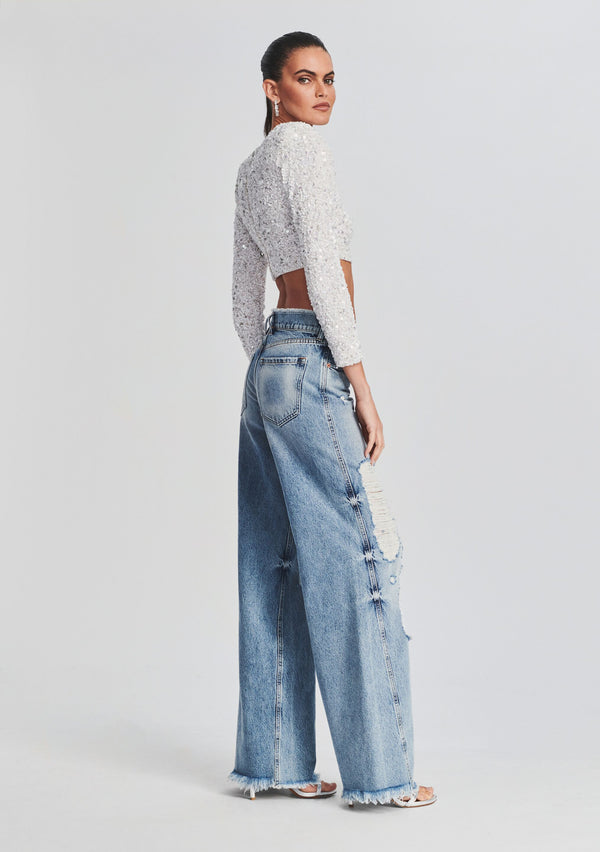 Retrofête Mountain Wide Leg Jean SEROYA
