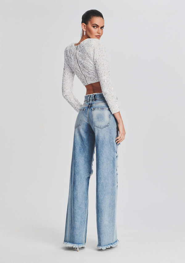 Retrofête Mountain Wide Leg Jean SEROYA