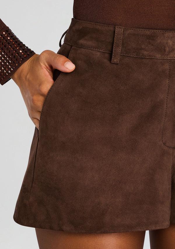 Retrofête Naya Suede Leather Short Retrofête