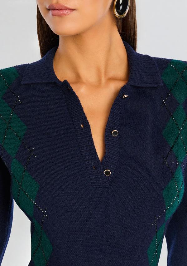 Retrofête Nicolina Embellished Polo Retrofête