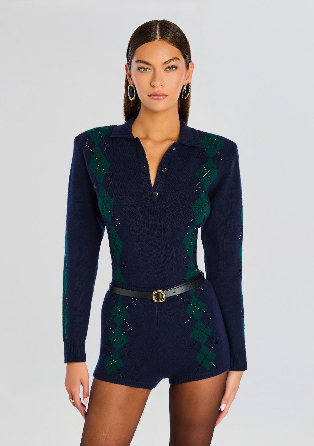 retrofête Nicolina Embellished Polo retrofête