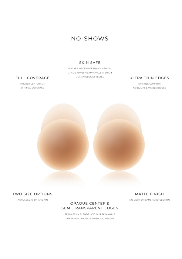 Retrofête No-Show Extra Lift Nipple Covers NOOD