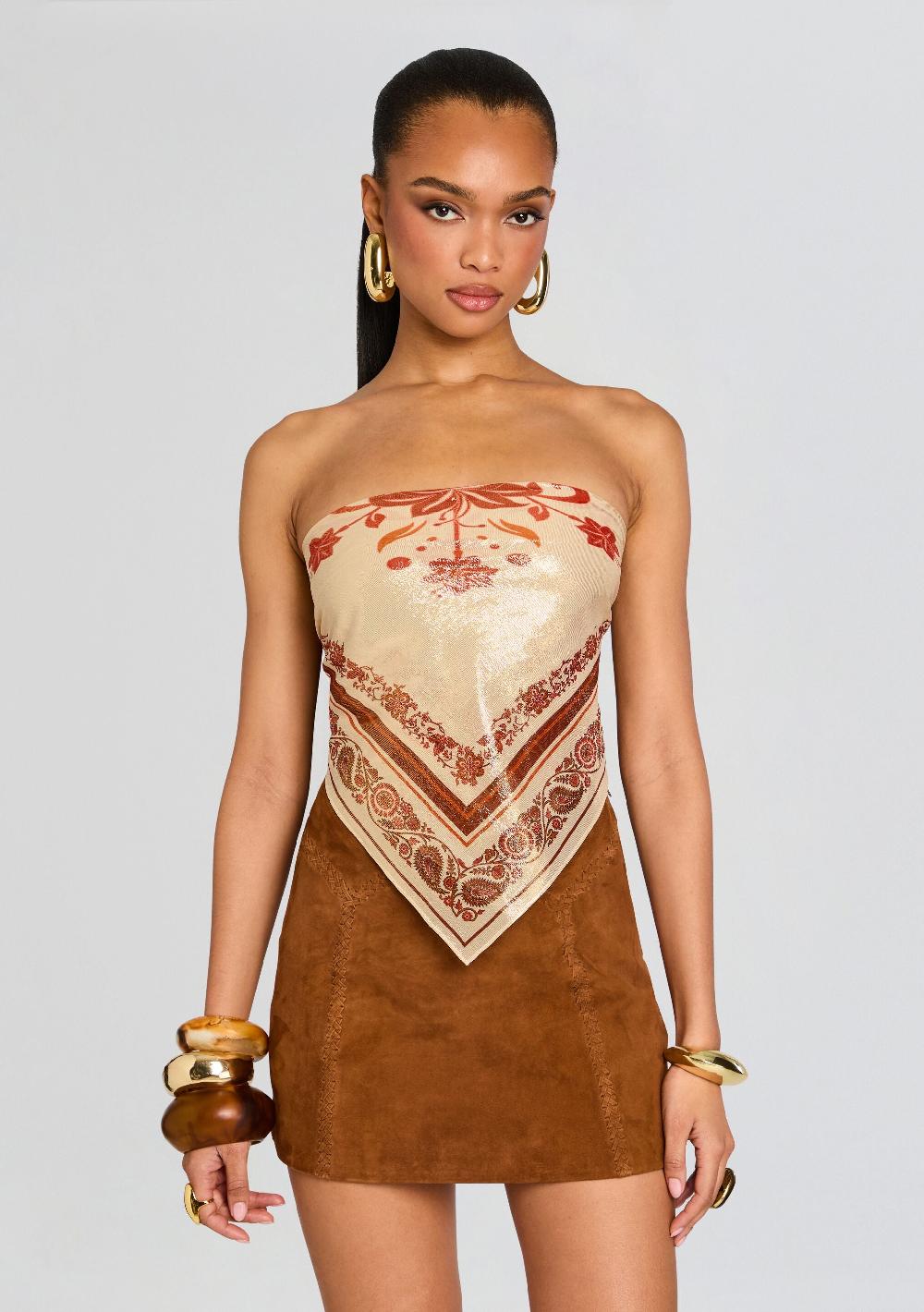 retrofête Noelle Silk Top retrofête