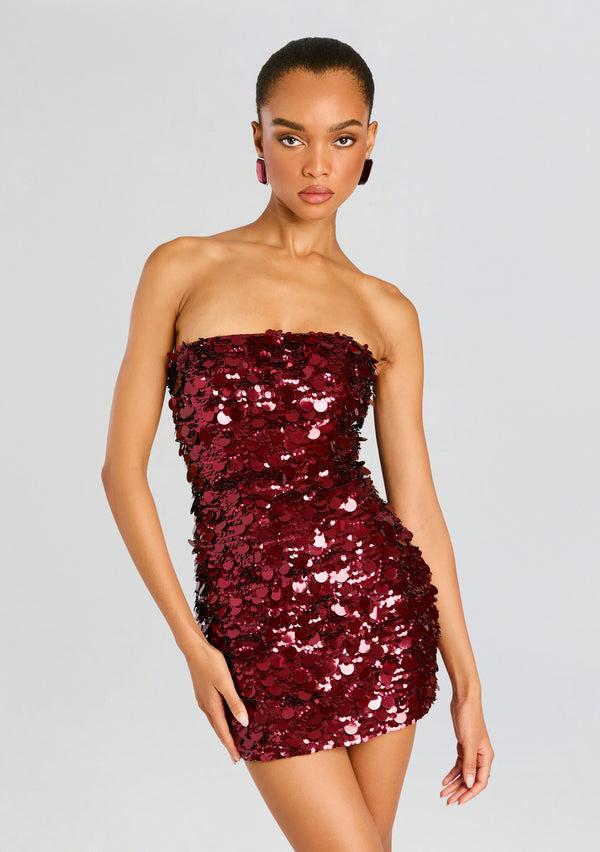 Retrofête Nolia Sequin Embellished Dress Retrofête