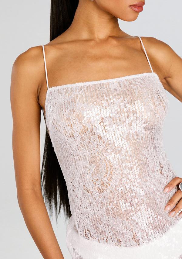 Retrofête Odessa Sequin Feather Dress Retrofête