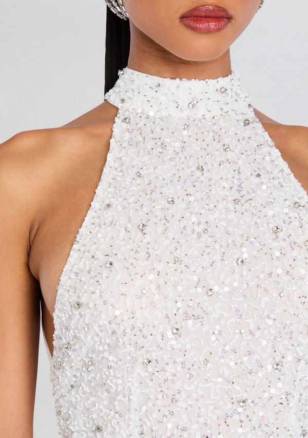 Retrofête Olivia Midi Sequin Dress Retrofête