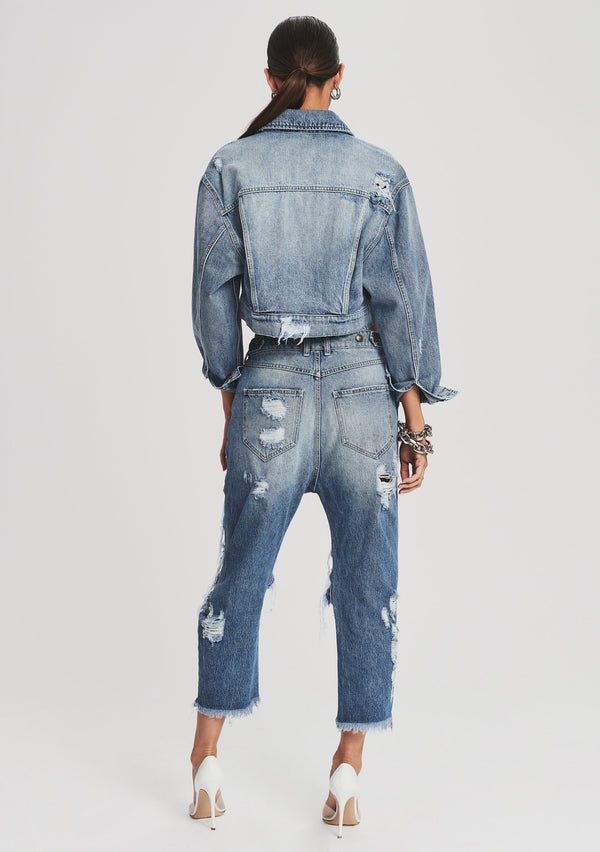 Retrofête Omar Drop Boyfriend Jean SEROYA