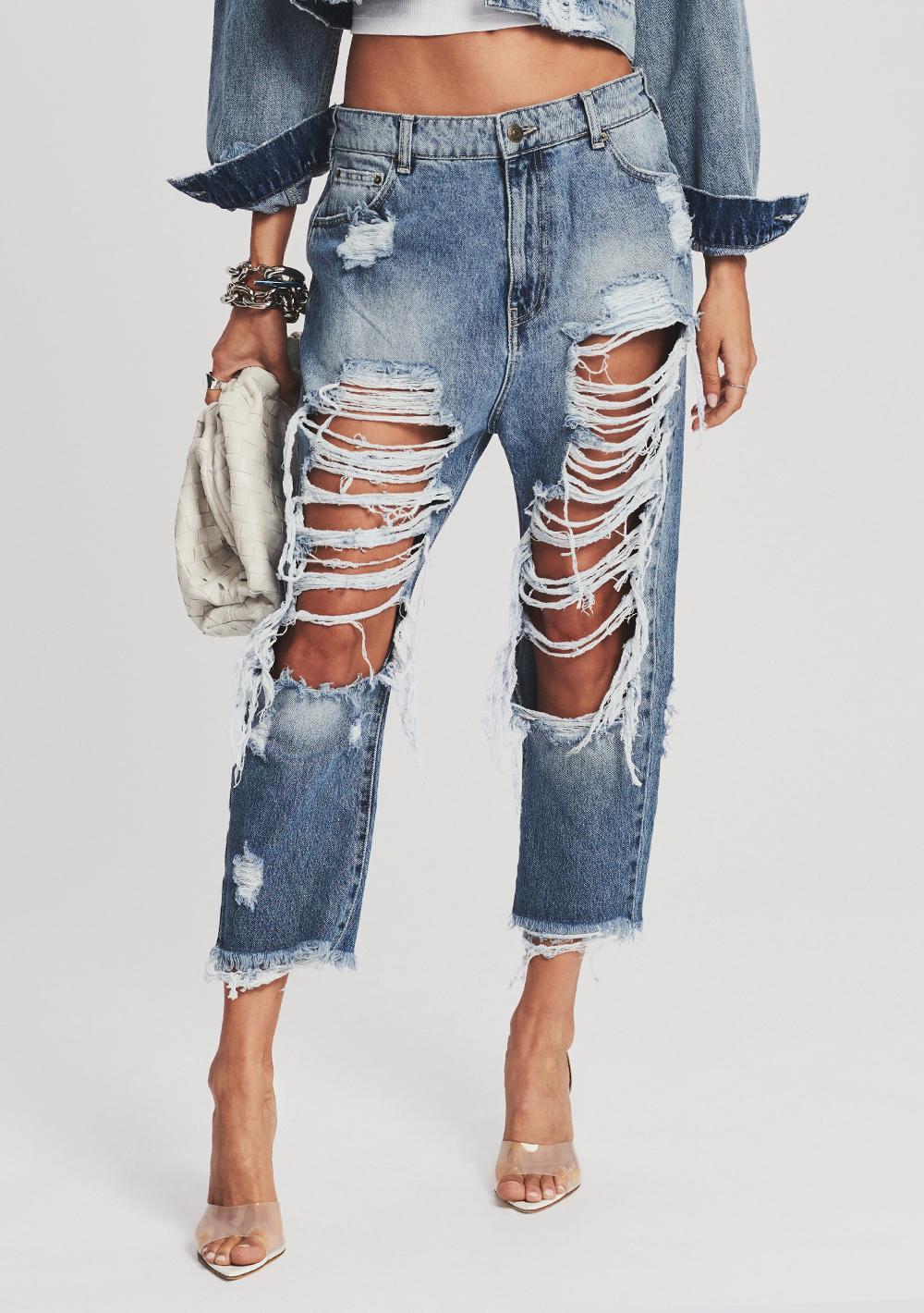 retrofête Omar Drop Boyfriend Jean SEROYA