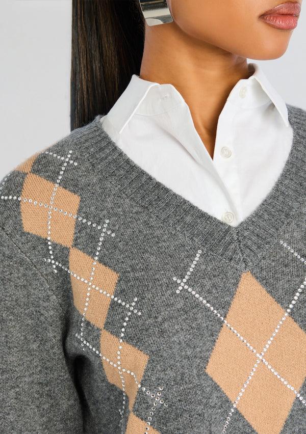 Retrofête Ornella Embellished Knit Dress Retrofête