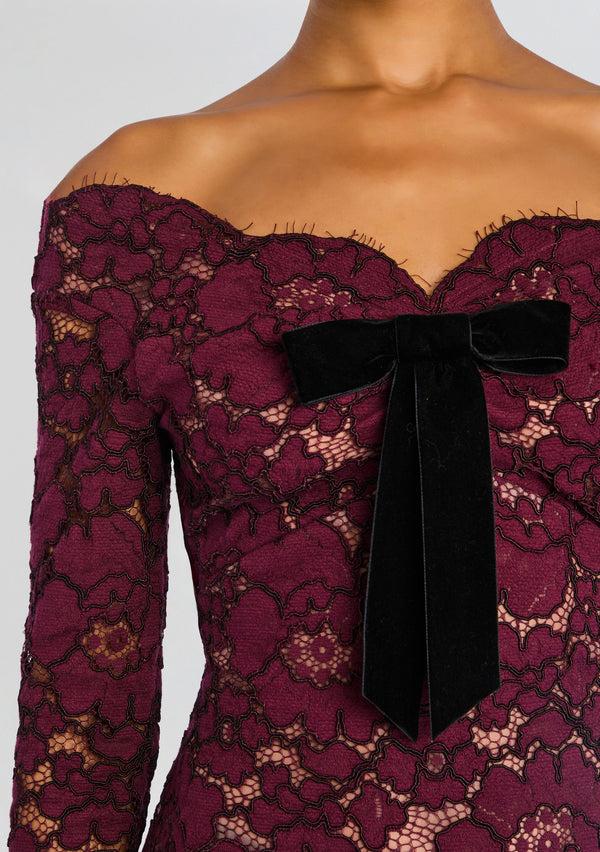 Retrofête Perdita Lace Dress Retrofête