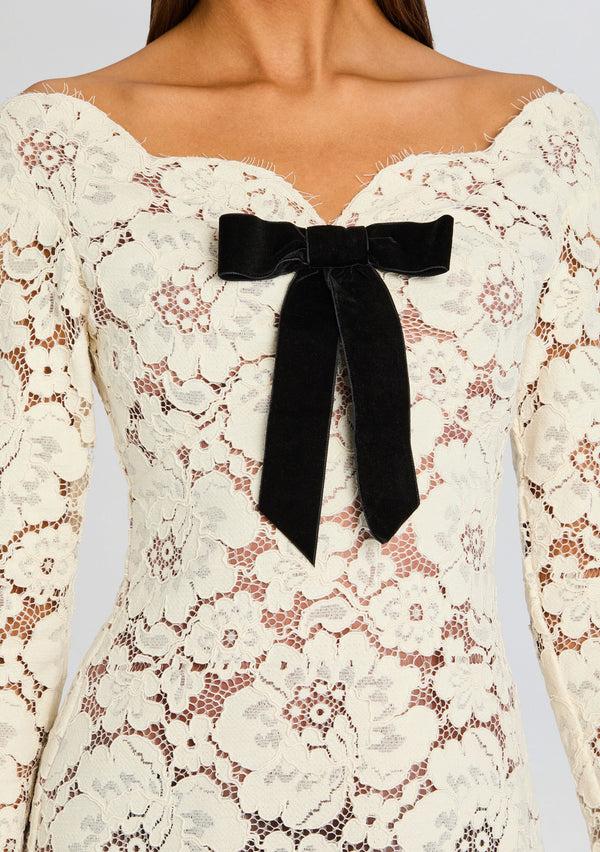 Retrofête Perdita Lace Dress Retrofête