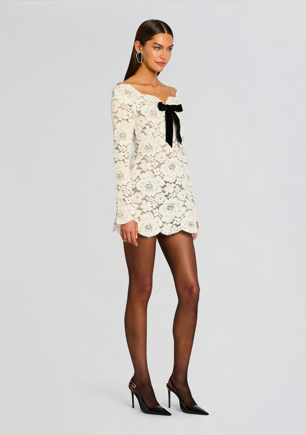 Retrofête Perdita Lace Dress Retrofête