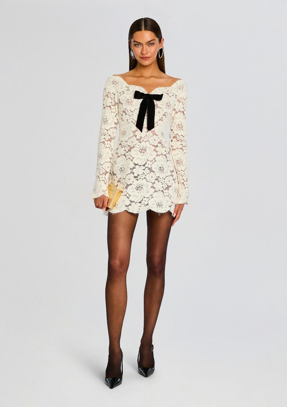 retrofête Perdita Lace Dress retrofête