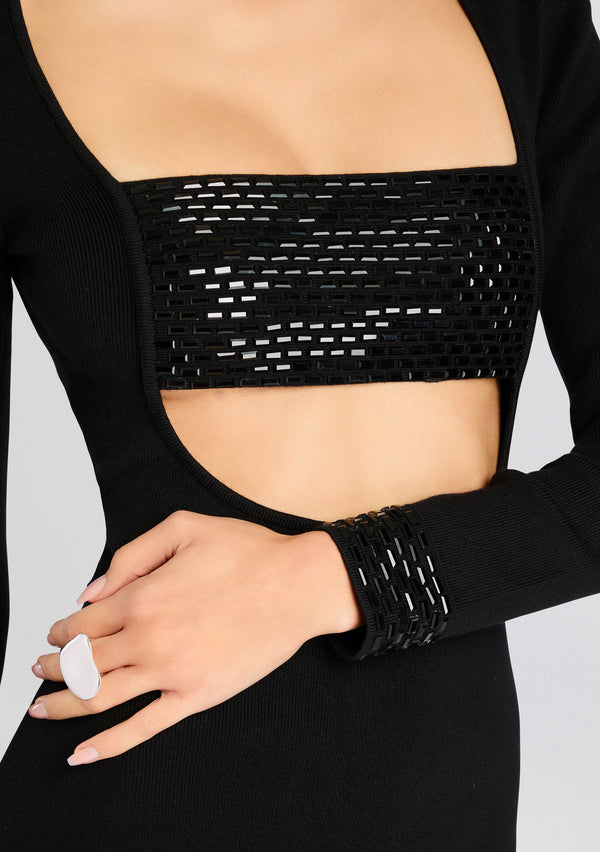 Retrofête Raelle Embellished Knit Dress Retrofête