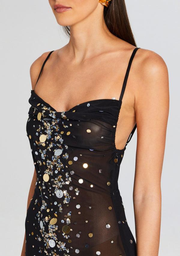 Retrofête Rainey Embellished Dress Retrofête