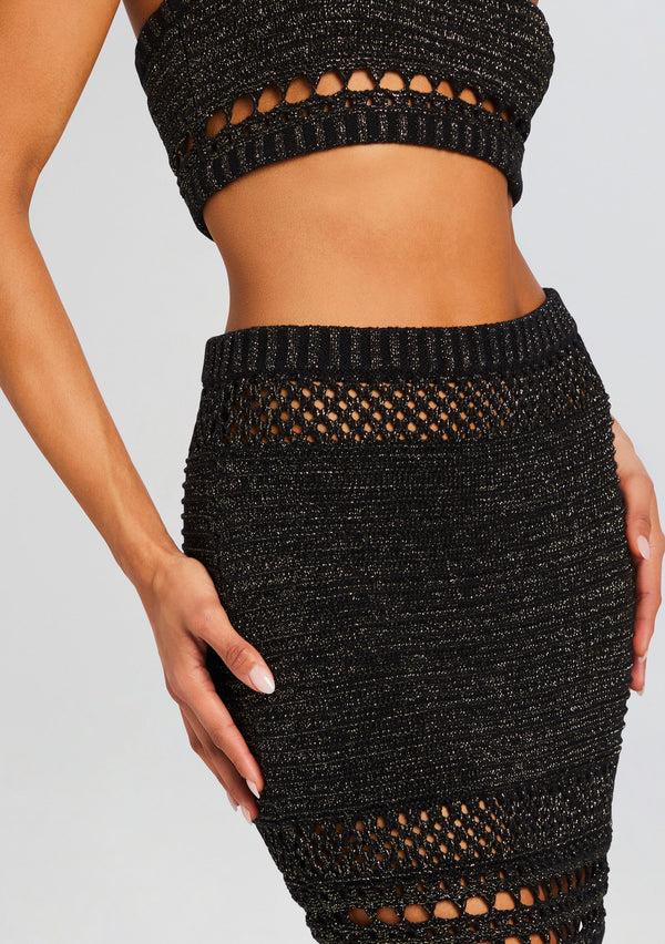 Retrofête Raya Knit Crochet Skirt Retrofête