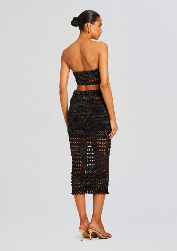 Retrofête Raya Knit Crochet Skirt Retrofête