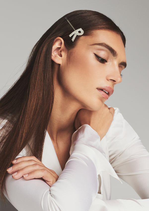 Retrofête Rhinestone Alphabet Hair Clip Retrofête