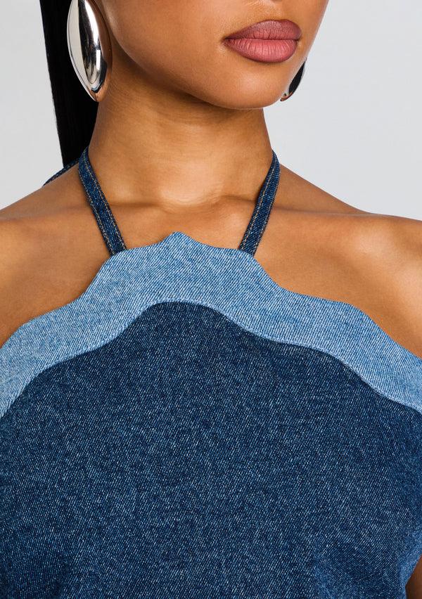 Retrofête Rhonda Denim Top Retrofête