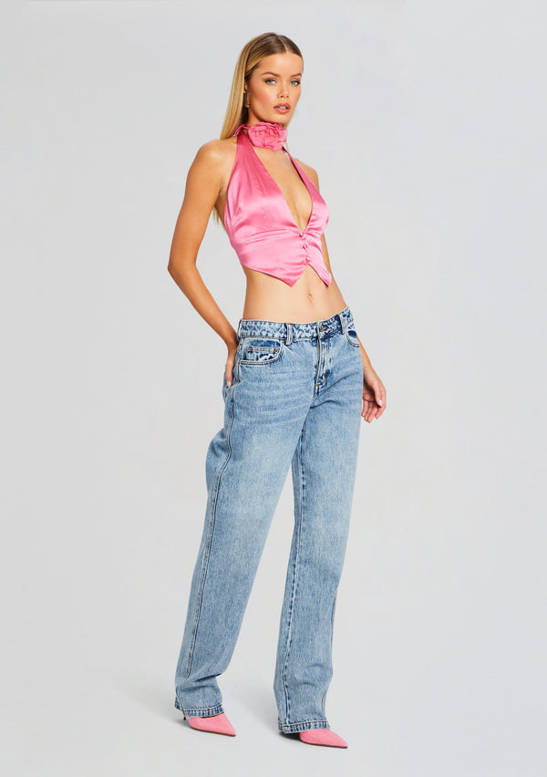 Retrofête Romy Silk Vest Retrofête