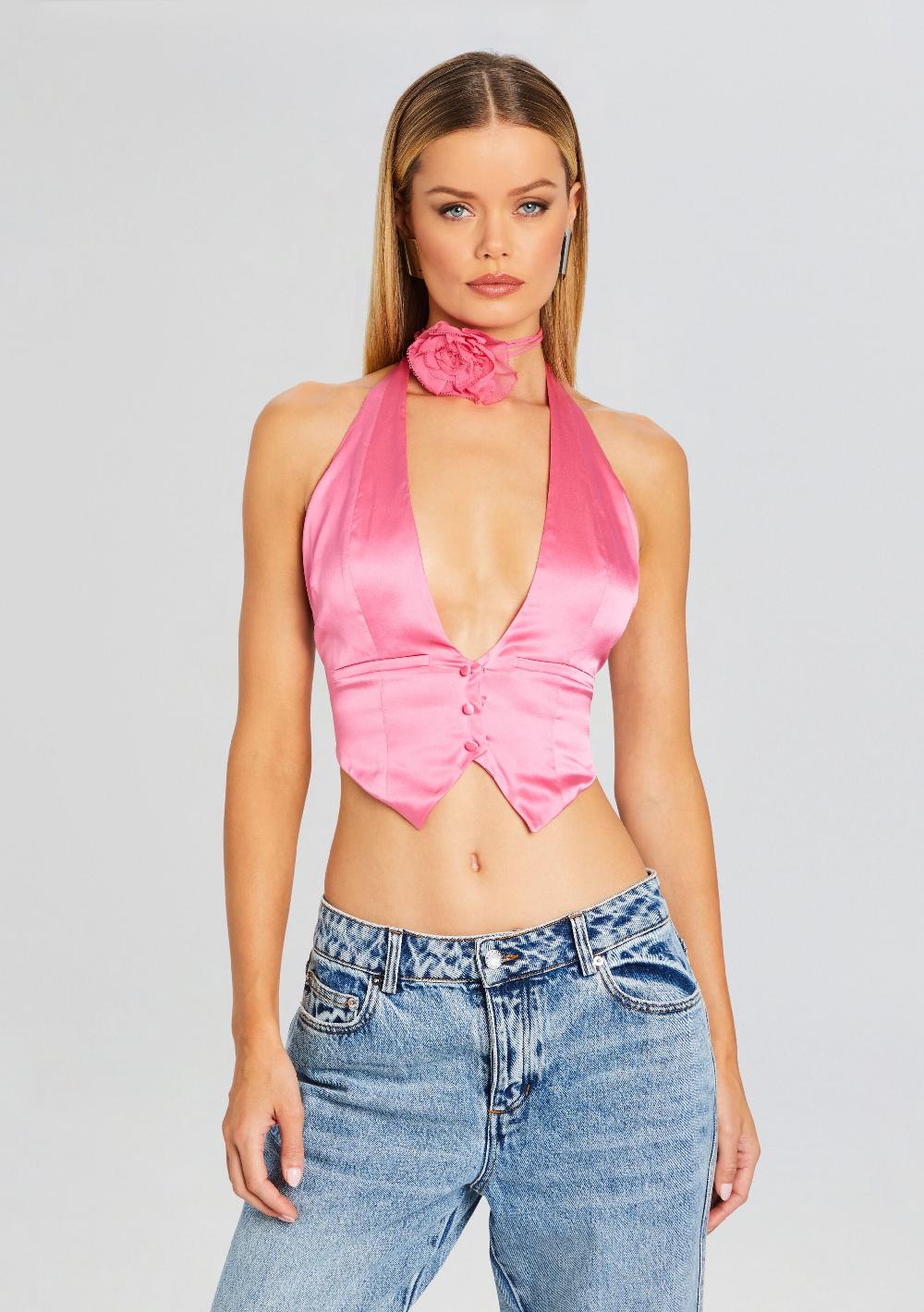 retrofête Romy Silk Vest retrofête