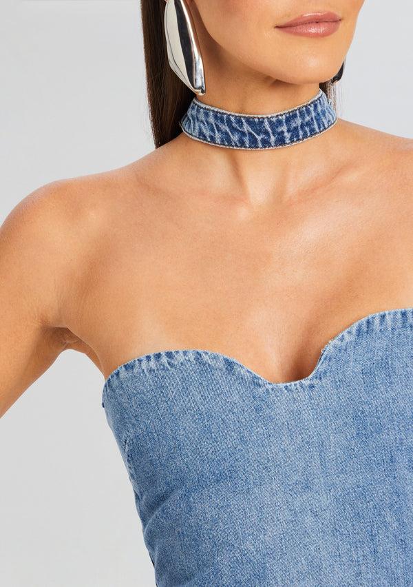 Retrofête Rory Denim Top Retrofête