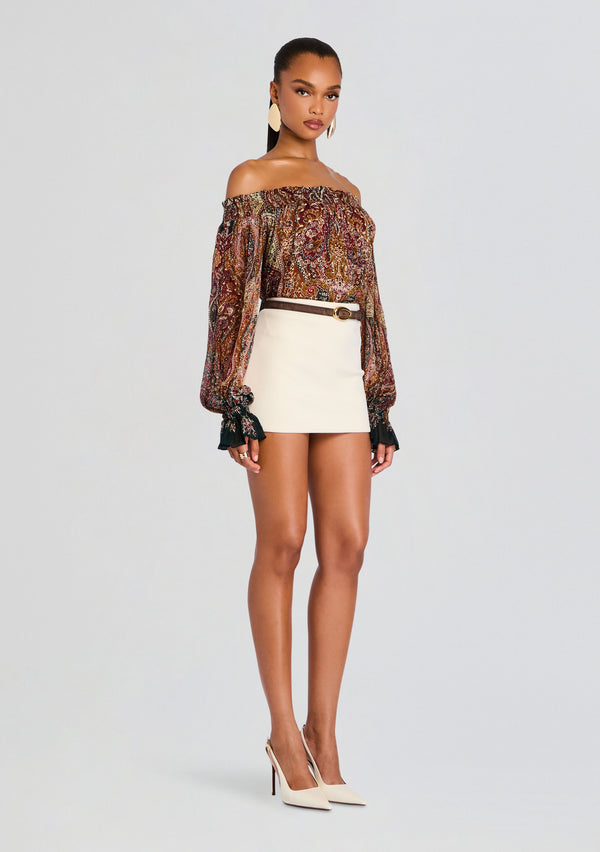 Retrofête Ruza Smocked Top Hemant & Nandita