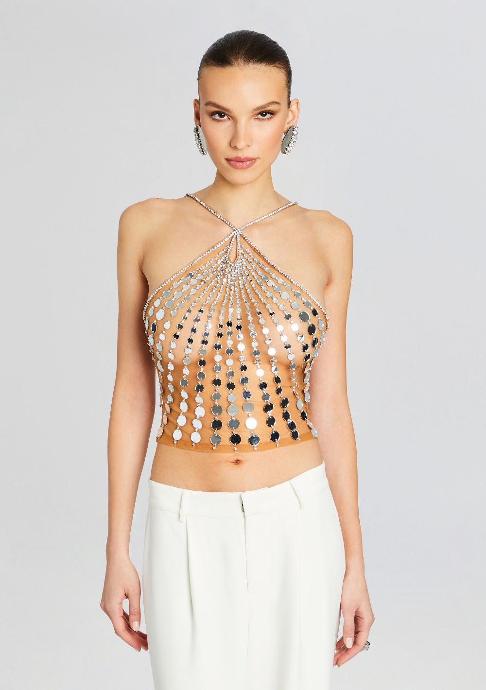 retrofête Sabel Embellished Top retrofête