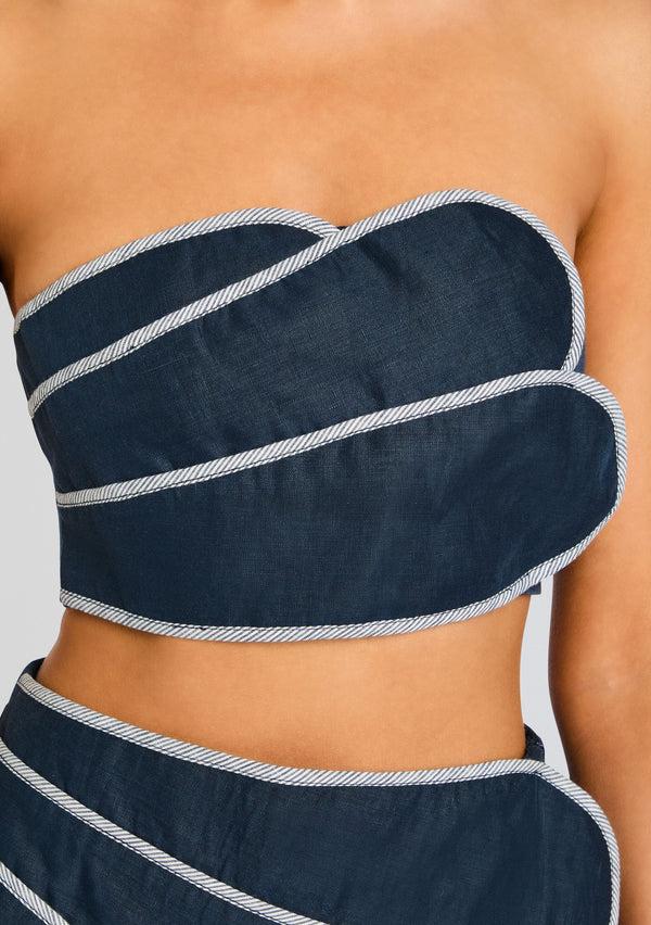 Retrofête Sango Top Azulu