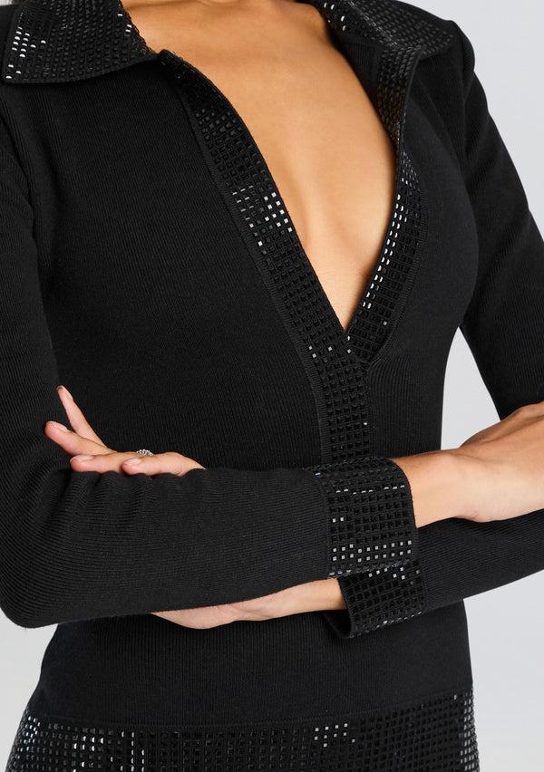 Retrofête Santana Embellished Knit Dress Retrofête