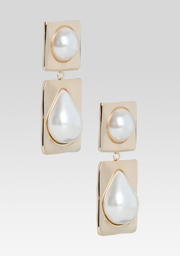Retrofête Savannah Pearl Drop Earrings Retrofête